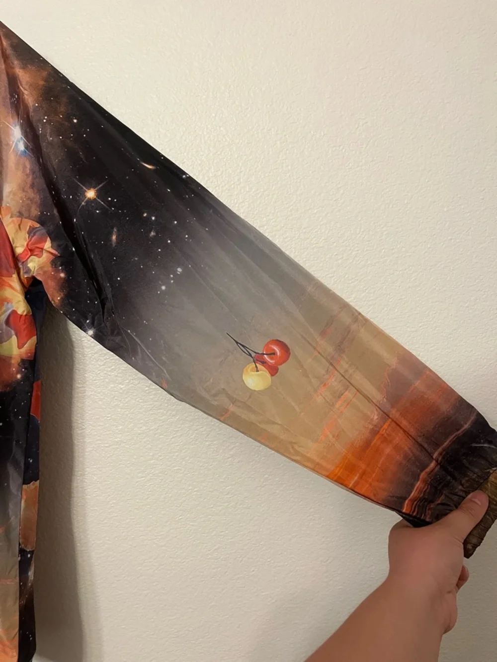 Ripndip Galaxy Cat Alien Jacket Mens Large Space Graphic Streetwear - Picture 3 of 11